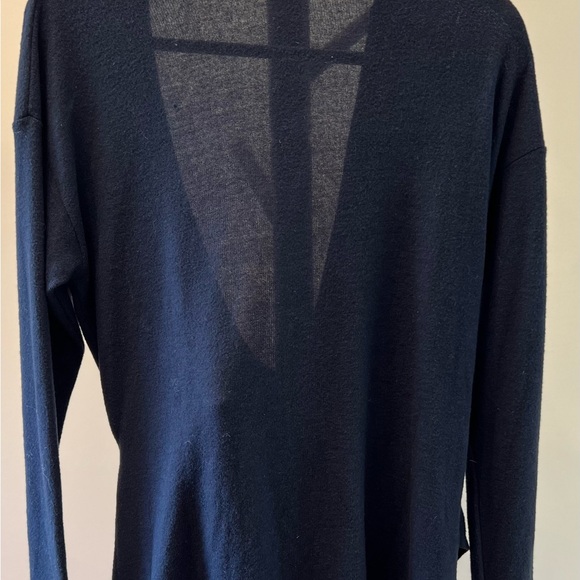 NWOT J.Crew Navy Blue Reversible V-back long-sleeve tunic - Picture 12 of 12